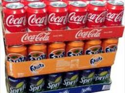 Coca Cola , Fanta, Pepsi, Sprite, Lipton ice tea