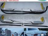 Mercedes W108 W109 EU Style Bumpers With Rubber - photo 1