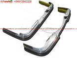 Mercedes W108 W109 EU Style Bumpers With Rubber - photo 2